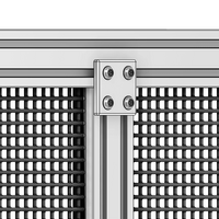 41-106-3SS MODULAR SOLUTIONS TIE PLATE 60 X 60 WITH STAINLESS STEEL HARDWARE